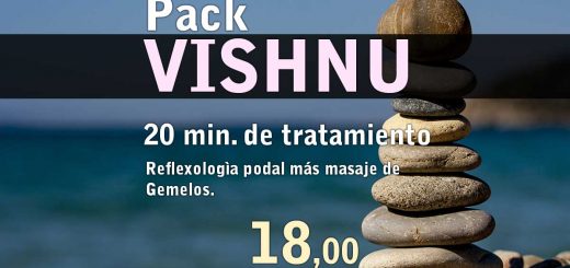 Pack Vishnu Reflexologìa podal más masaje de Gemelos